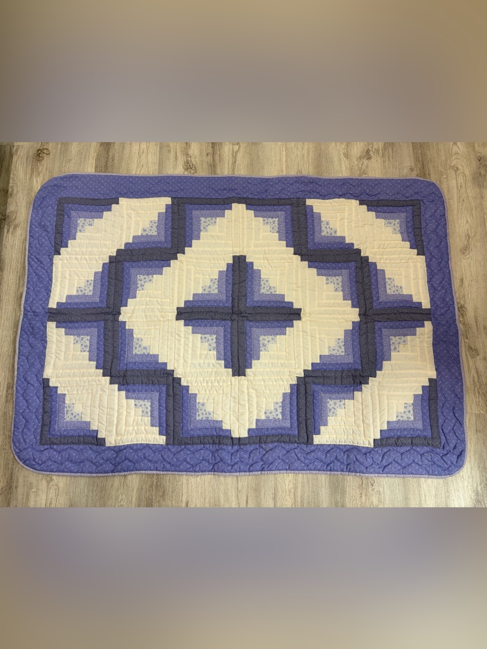 Handmade Quilted Tapestry 38.5” x 55” wall art, lap quilt, toddler quilt